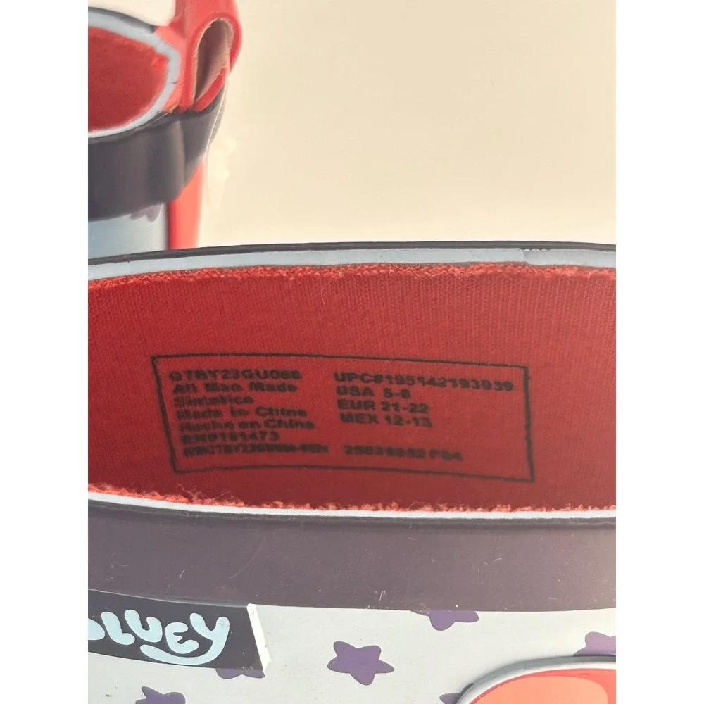 Bluey Toddler Rain Boots In Size 5-6- NWOT Athleisure Outdoor